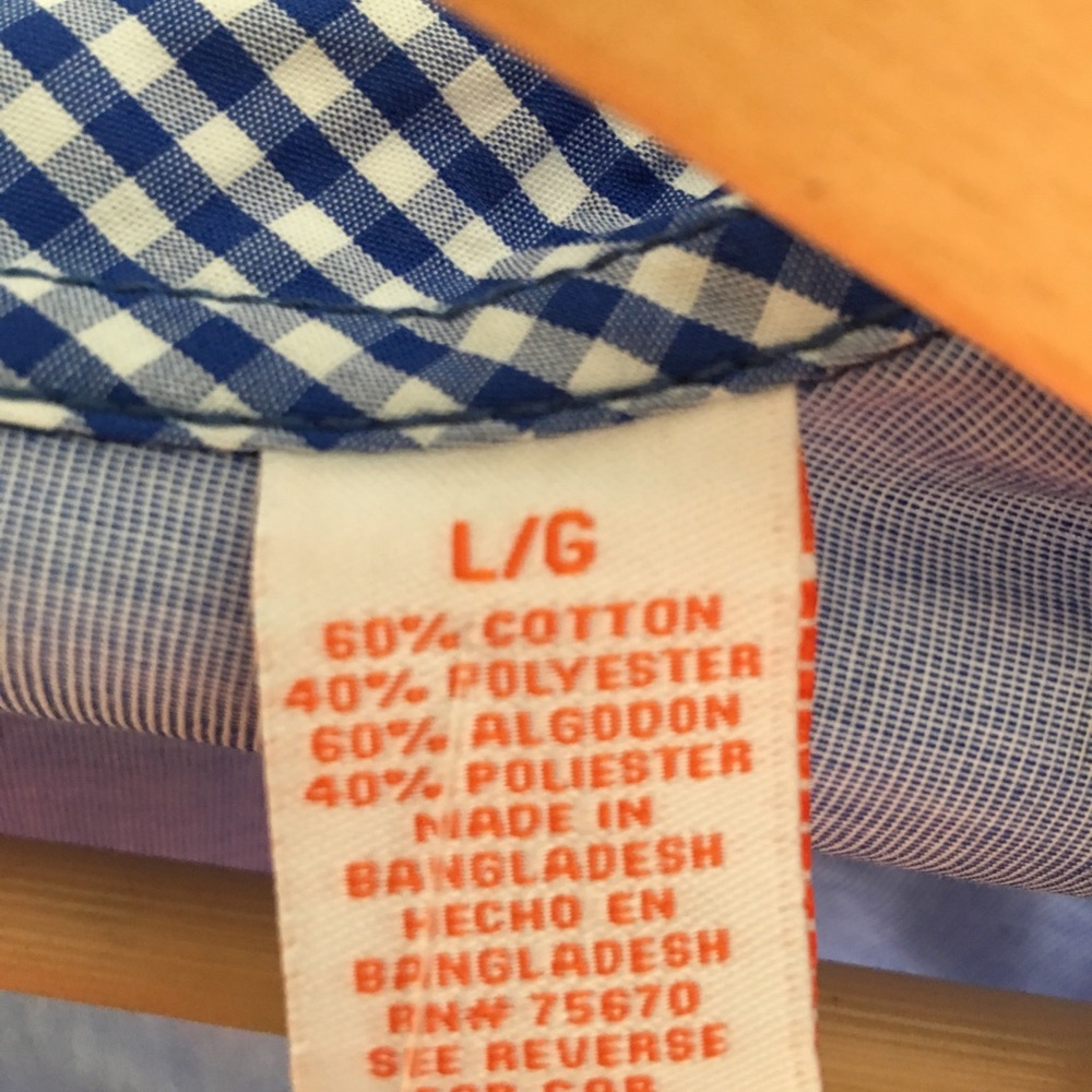 Michael Brandon Blue Button Down Shirt - Picture 4 of 4